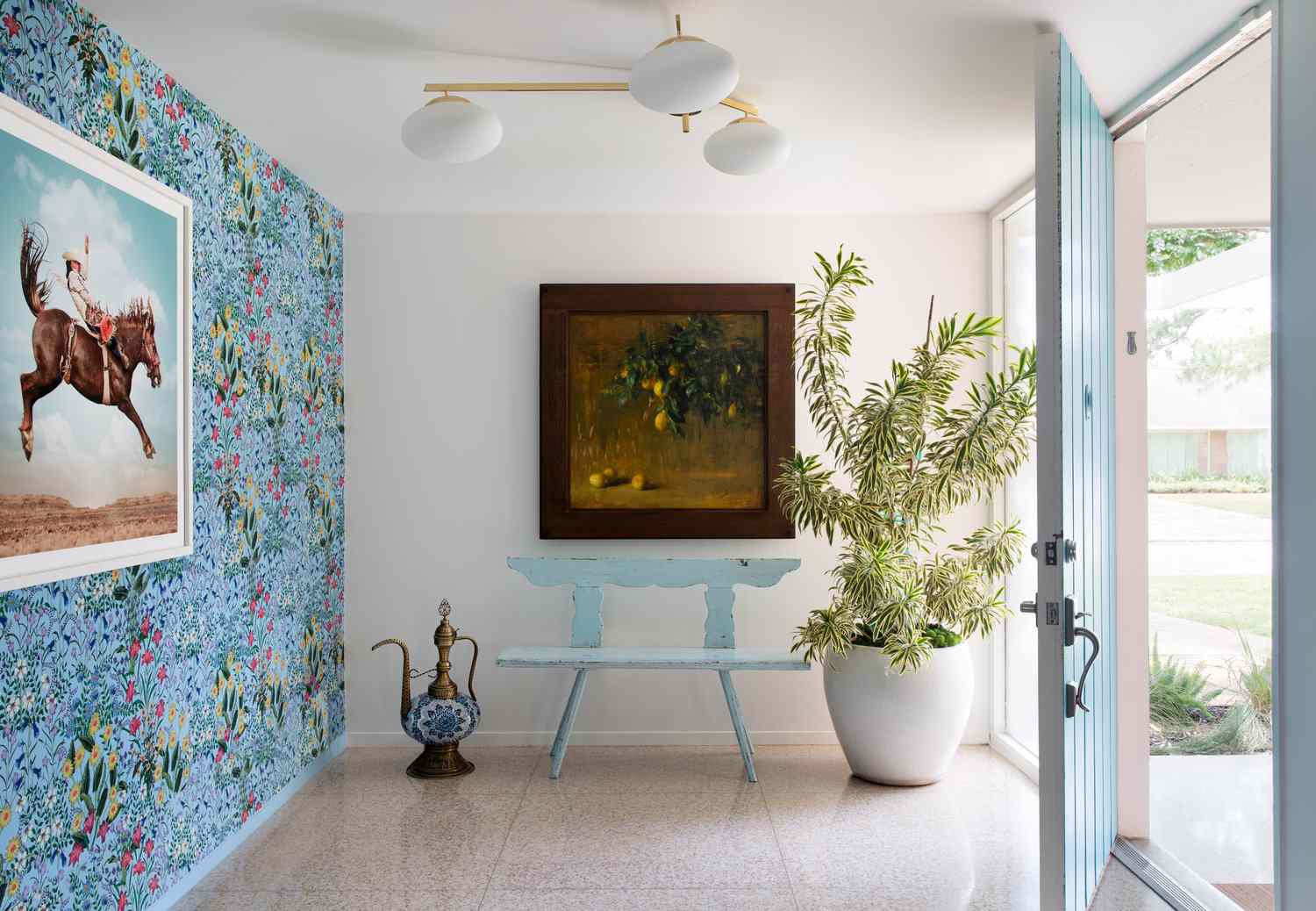 Ceiling Wallpaper Installation